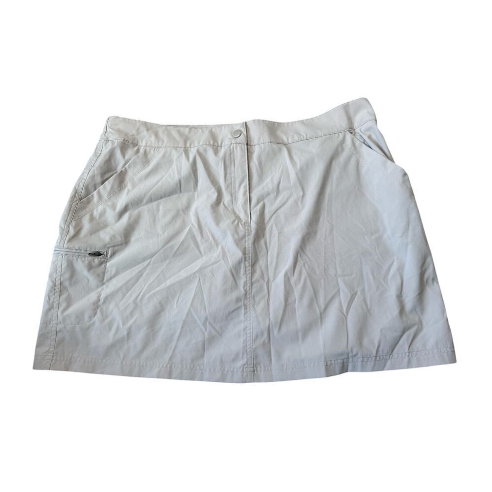 32 degrees skirt/skort,  Lightweight, quick dry, built in shorts, XXL, Tan; golf